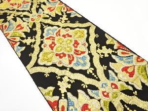 アンティーク　菱華紋織り出し袋帯（着用可）